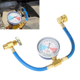 AC R134A Car Auto Air Conditioning Refrigerant Recharge Measuring Hose Gauge Kit 1/2