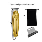 Kemei 1949 Professional Hair Clipper All Metal Men Electric Cordless Hair Trimmer 0mm Baldheaded T Blade Finish Haircut Machine