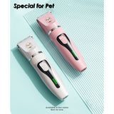 NEW2022 NEW Electrical Pet Clipper Professional Grooming Kit Rechargeable Pet Cat Dog Hair Trimmer Shaver Set Animals Hair