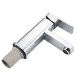 Bathroom Cold And Hot Faucets Deck Mounted Stainless Steel Mixer Water Tap Ceramic Valve Durable Faucets For Kitchen Household