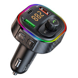 T86 LED Backlit FM Transmitter Bluetooth 5.1 USB QC3.0 PD Charger Handsfree Car Kit Auto MP3 Calling Music Player