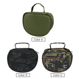 Portable Fishing Reel Bag Fishing Tackle Lures Hooks Gears Storage Carrier Bag for Spinning Baitcasting Reel Protective Case