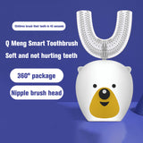 Smart 360 Degress U Sonic Electric Toothbrush Kids Silicone Automatic Ultrasonic Tooth Brush Children Teeth Brush