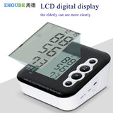 ZD Household Portable Sphygmomanometer ; Voice broadcast LCD Digital ;Arm Band Type Blood Pressure Monitor