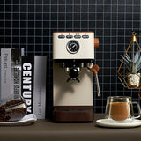 Espresso Coffee Machine Italian Coffee Maker Semi-Automatic 20bar Pump Pressure Cappuccino Latte With Steam Milk Frother