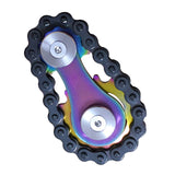 New Fidget Spinner Metal Antistress Gear Chain Fingertip Sprocket Flywheel Adult Toys Kids Anti-stress Spinning Top Gyroscope