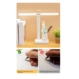 LED Double-Head Desk Lamp,LED Lights Battery Operated Table Lamp With USB Charging Eye Protection Lights For Home/Office