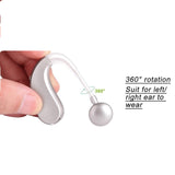 Hearing Aids For Deafness Rechargeable Ear Sound Amplifier Adjustable Micro Wireless Ear Hearing Amplifier In-Ear Deaf Audifonos