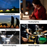 Flashlight Auto Repair Light COB LED Camping Lights Torch Hiking Outdoor Super Bright Travel Warning Lamp repair tool for car