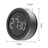 LED Digital  Time Alarm Remind Magnetic Digital Counter Manual Electronic Countdown Timer for Kitchen Cooking Shower Study