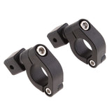 Matte Black LED Light Bar Mounting Bracket Kit Light Bar Clamp Mounting Kit  Suitable for Motorcycle Handlebars Crash Bars