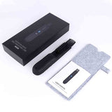 Beard Straightener for Men Faster Heated Rechargeable Beard Straightening Comb Electric Portable Men’s Hair Styling Brush