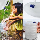 3L Outdoor Camping Foldable Bucket Water Bag Container With Tap Portable hydration pack outdoor shower portable camping shower