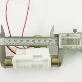 G1/2" Nickeled Hot Water Flow Valve BSP 100 Celsius Water Turbine Meter 12V 1-30L/min Flow Meter Water Sensor iSentrol