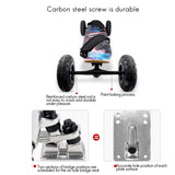 1 Pair Double Floor Longboard Trucks 7 Inch Skateboard Bracket Trucks Gravity Casting Tech