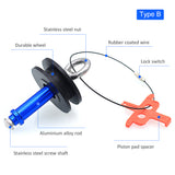 Bike Chain Holder Bicycle Bike Chain Keeper Holder Cycling Dummy Hub Chain Keeper Road Bike Chain Cleaner for Chain Cleaning