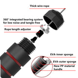 Fitness Skipping Rope Wire Skipping Rope Tangle-Free Jumping Rope Foam Handles for Fitness Workout Equipments Aerobic Exercise