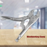 10 inch Round Jaw Vice Grips Vigorous Pliers Multifunctional Locking Pliers  Straight Jaw Lock Vise Grip Clamp Hand Tools