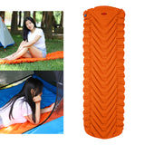 Outdoor Sleeping Pad Camping Inflatable Mattress without Pillows Travel Mat Bed Ultralight Air Cushion Hiking Trekking