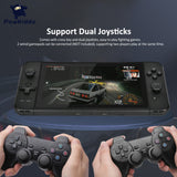 PowKiddy Video Game Console Handheld Game Player Dual Joystick Built-in 3500 Games 7-inch Screen Music Video Player