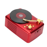 Retro Bluetooth Speaker 5W Portable Music Player Old Fashioned Classic Wireless Speaker for Home Dorm Kitchen Bluetooth Speaker