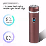 2021 Professional Electric Beard Trimmer Shaver For Men Rechargeable Painless Beard Trimmer Machine Waterproof Mini Beard Shaver