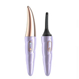 Electric Heated Eyelash Curler Rechargeable Lash Curler For Makeup Natural Curling Eye Lashe &amp; 24 Hours Long Lasting Beauty Tool