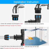 Practical Fish Tank Plastic Water Changer Pump Faucet Type Water Changer Fish Tank Cleaning Plastic