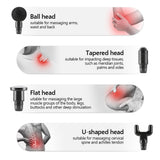 32 Gears LCD-Display Massage Gun Type-C charge Deep Muscle Massager Gun Vibration Therapy Body Massager Relieving Pain