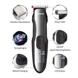 4IN1 Nose and ear Timmer Electric Razor Men's Shaver with clipper comb LCD display Trimmer for nose Eyebrow trimmer for men
