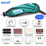 BDCAT 180W Electric Grinder Engraver Tool Mini Drill Polishing Machine Variable Speed Rotary Tool Power Tools Dremel Accessories