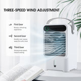 Mini Usb Portable Air Conditioner Desktop Cold Air Cooler Table Fans Water Circulation Air Conditioning Fan Ventilator for Home