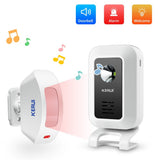 M7 Two-In-One Wireless Anti-theft Doorbell Welcome Device Motion Detection 433MHZ Convertible Function Strobe Light