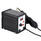BK-858D SMD Brushless Heat Gun Hot Air Rework Soldering Station+3pcs Nozzles Rework Soldering Station Wire with Clamp 700W