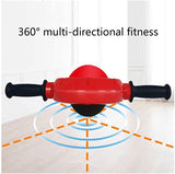 360 Degrees All-Dimensional Abdominal Wheel，No Noise Roller Muscle Trainer Fitness Equipment Non-Slip Workout Body Massager