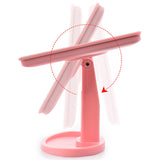 360 Degrees Rotation Makeup Mirror Adjustable 16/22 Leds Lighted LED Screen Portable Luminous Cosmetic Mirrors J9
