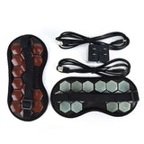 1PCS Physical Therapy Nature Jade Stone Germanium Tourmaline Sleep Office Use Face Eye Mask For Travel