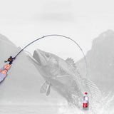 Fishing Rod Carbon Telescopic UL Fishing Rod 1.8m Ultralight Portable Travel equipment Spinning Casting Rods with Rod Bag