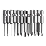 20Pcs 1/4 Inch Hex Magnetic Nut Driver Socket Set Metric Impact Drill Bits, 12Pcs Phillips Screwdriver Set, 50Mm &amp; 8Pcs 6 To 13M