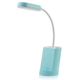 Desk Lamp Eye-Caring Table Lamps, Dimmable Office Lamp with USB Charging Port, 3 Color Modes,3 Brightness Levels