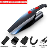 Strong Power 5500/6500pa Car Vacuum Cleaner 120W Cordless Wet and Dry Dual Use Auto Portable Vacuums Cleaner For home Office