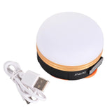 USB Rechargeable Ultra Bright 600LM Portable Outdoor Camping Lantern Hiking Tent LED Light Campsite Hanging Lamp