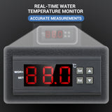 Aquarium Chiller Aquarium Cooler LCD Display Quiet Fish Tank Cooling System 40L for Fish Water Grass Coral Shrimp Farming