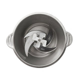 2 Speeds 250W Stainless Steel 2L Capacity Electric Chopper Meat Grinder Mincer Food Processor Slicer,EU Plug