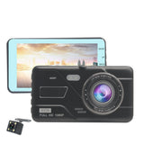 4-inch high-definition screen 1080P car driving recorder front and rear double lens support reversing image
