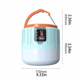 Portable Lantern Solar LED Camping Light USB Rechargeable Bulb For Outdoor Tent Lamp Emergency Lights