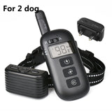 2 in 1 Dog traning collar Remote 600m Contro Anti Bark Collar Electric Shock Vibration sound no barking training Dog Supplies
