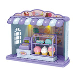 Kids Playset Simulation Dessert Store with Motorcycle Cashier Services Dining Sets  Early Educational Toys for Girls Boys