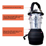 Solar Lantern 5 Mode Hand Crank Dynamo 36 LED Rechargeable Camping Lantern Emergency Light, Ultra Bright LED Lantern  - Camping