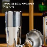 550ML/750ML High Quality Stainless Steel Cocktail Shaker Mixer Wine Martini Boston Shaker for Bartender Drink Party Bar Tools